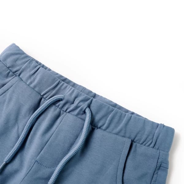 vidaXL Barneshorts med snor mørkeblå 116