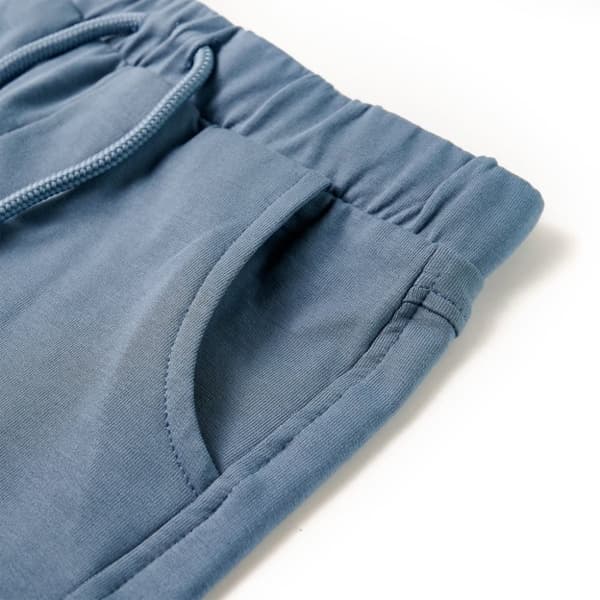 vidaXL Barneshorts med snor mørkeblå 116
