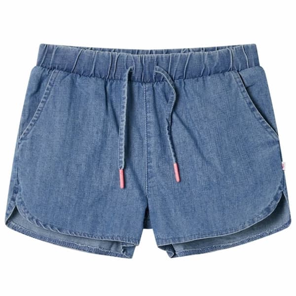 vidaXL Barneshorts denimblå 104
