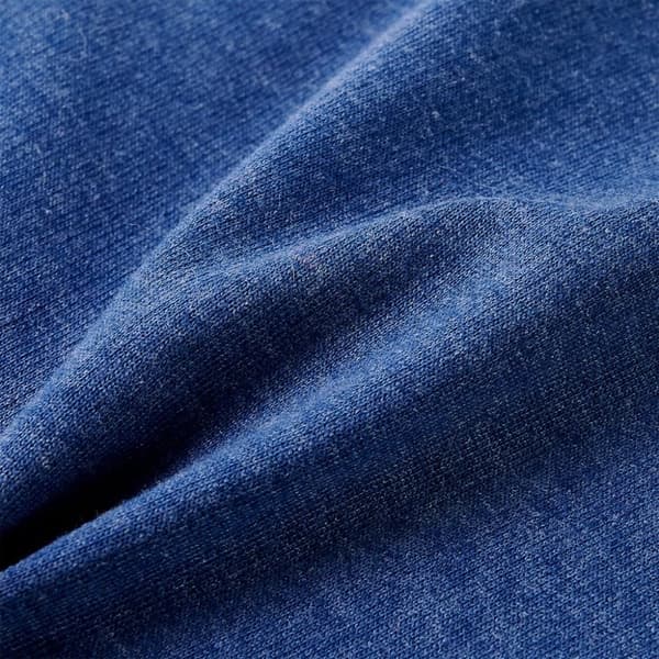 vidaXL Barneshorts med snor mørkeblå melert 140
