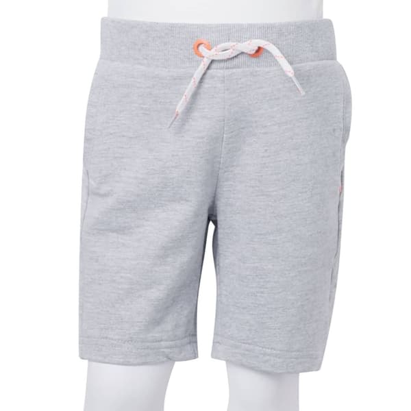 vidaXL Barneshorts med snor grå 128