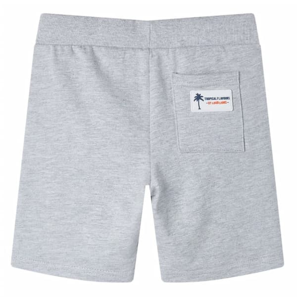 vidaXL Barneshorts med snor grå 128