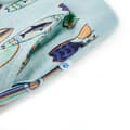 Miniatyrbilde 5 av 8: vidaXL Barneshorts med snor myk blå melert 104