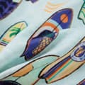 Miniatyrbilde 7 av 8: vidaXL Barneshorts med snor myk blå melert 104