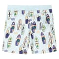 Miniatyrbilde 2 av 8: vidaXL Barneshorts med snor myk blå melert 104