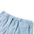 Miniatyrbilde 3 av 8: vidaXL Barneshorts myk denimblå 104