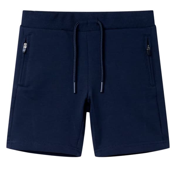 vidaXL Barnshorts marinblå 128