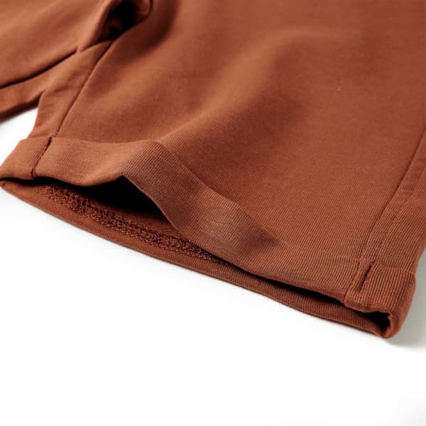 vidaXL Barneshorts med snor brun 116