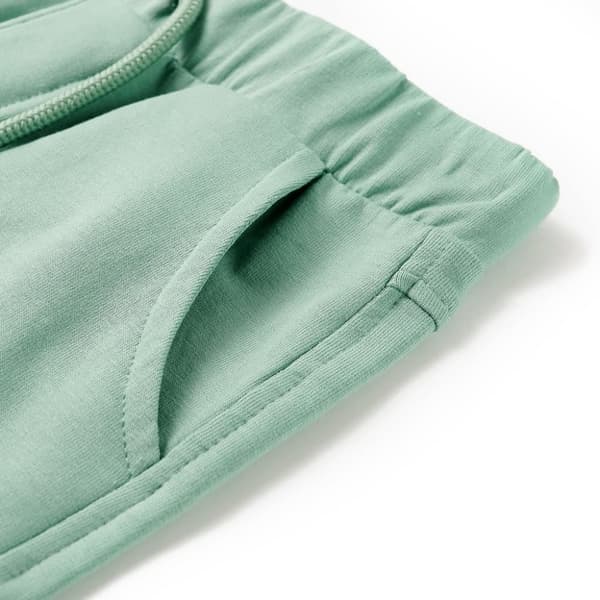 vidaXL Barneshorts med snor lysekaki 128