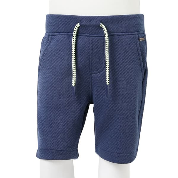 vidaXL Barneshorts med snor mørkeblå 140