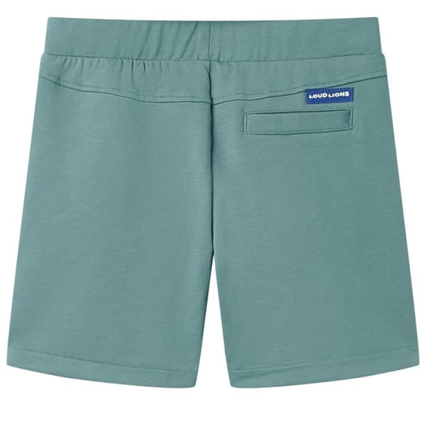 vidaXL Barnshorts med snöre blek petrolblå 104