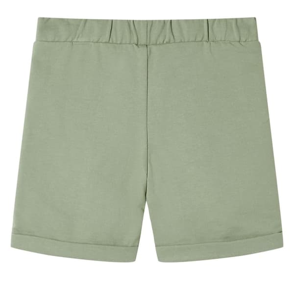 vidaXL Barneshorts med snor lysekaki 140