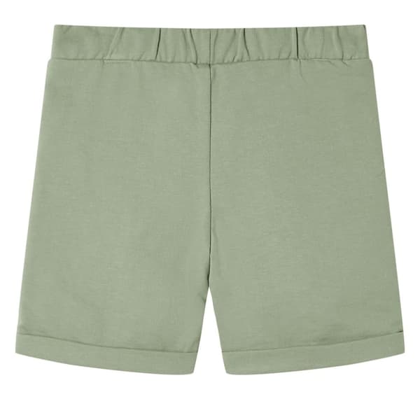 vidaXL Barneshorts med snor lysekaki 116