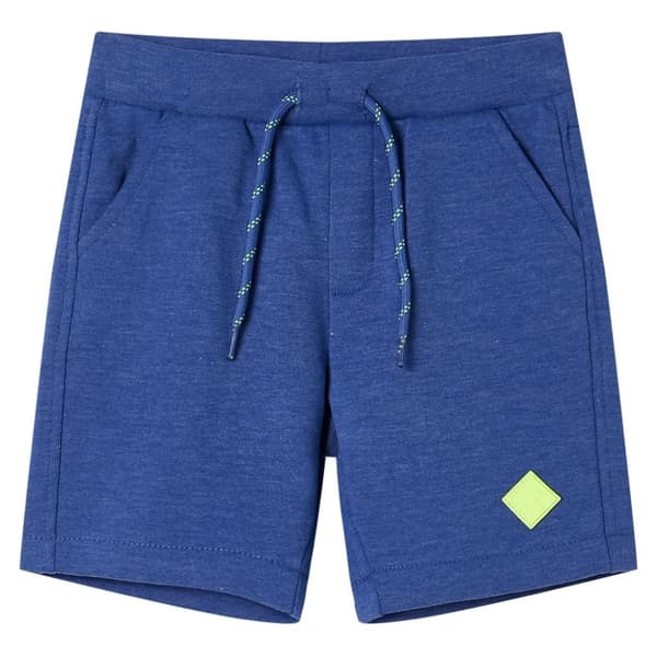 vidaXL Barneshorts med snor blå melert 92