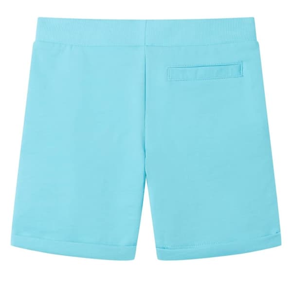 vidaXL Barnshorts med snöre aquablå 140