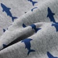 Miniatyrbild 7 av 8: vidaXL Barnshorts med snöre blandad ljusgrå melange 92