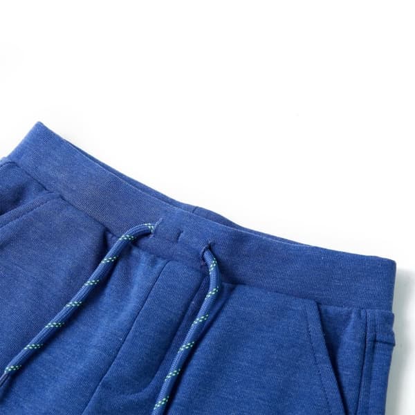 vidaXL Shorts til børn str. 116 med snøre blåmeleret