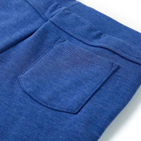 vidaXL Shorts til børn str. 116 med snøre blåmeleret