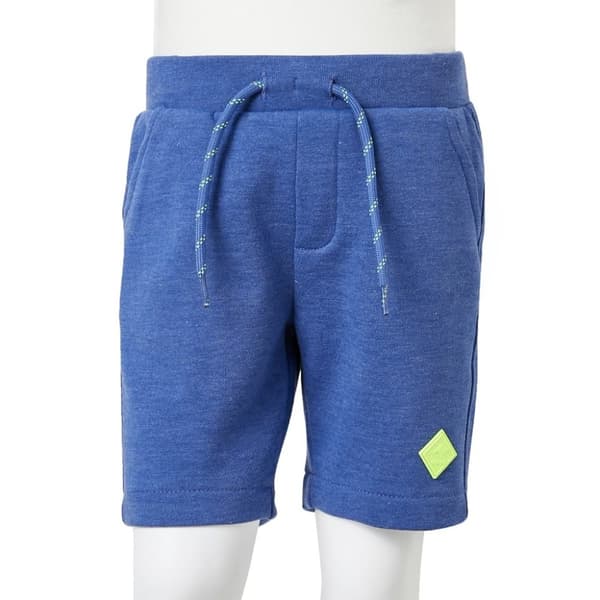 vidaXL Shorts til børn str. 116 med snøre blåmeleret