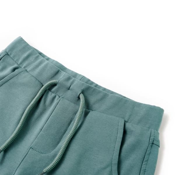 vidaXL Shorts til børn str. 128 med snøre petroleumsblå