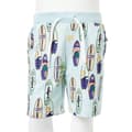 Miniatyrbillede 8 af 8: vidaXL Shorts til børn str. 140 med snøre blåmeleret
