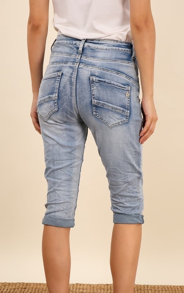 Chic - Jeansshorts Capri 3205 5 knappar