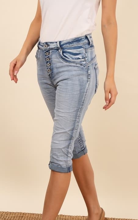Chic - Jeansshorts Capri 3205 5 knappar