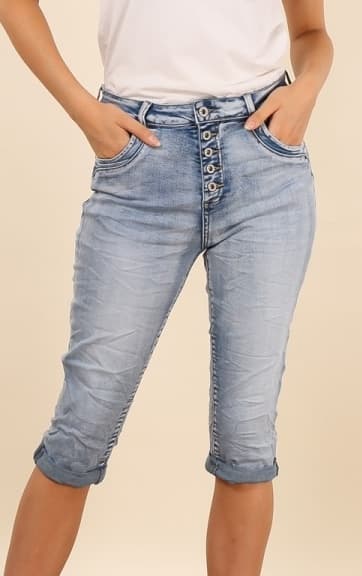Chic - Jeansshorts Capri 3205 5 knappar
