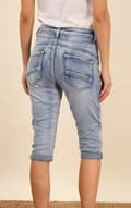 Miniatyrbild 3 av 4: Chic - Jeansshorts Capri 3205 5 knappar