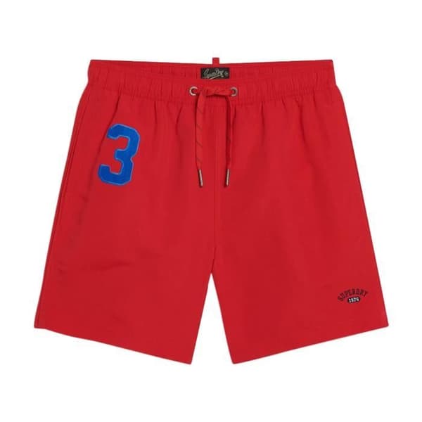 Superdry Vintage Polo 17 badshorts - Röd - Herr - Vuxen