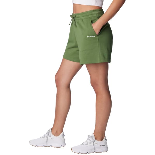 Columbia Trek French Terry Wmns Shorts 2032941352, Kvinna, Shorts, Grön