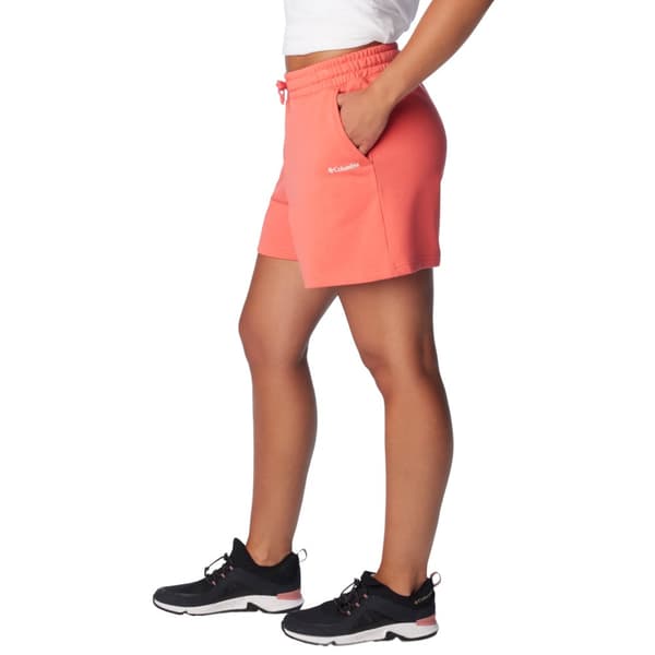 Columbia Trek French Terry Wmns Shorts 2032941608, Kvinna, Shorts, Rosa