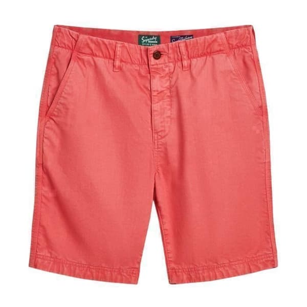 Superdry Vintage International Shorts - Korall - Herr - Vuxen - Gul