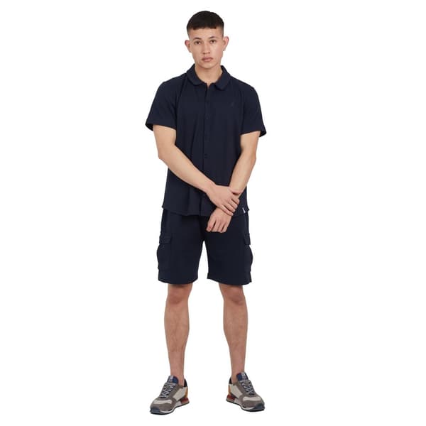 Brave Soul Mens Cadby Textured Cargo Shorts