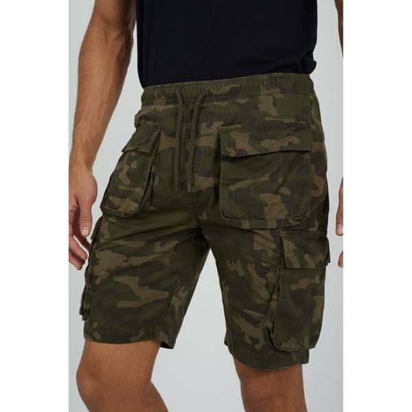 Brave Soul Militär Camo Cargo Shorts för herrar