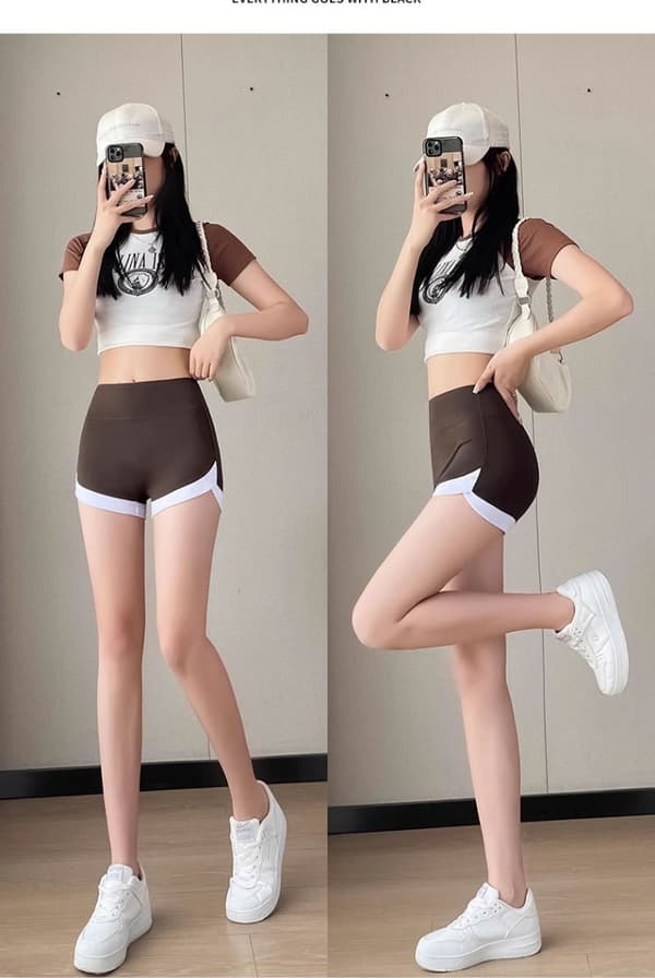 Yogashorts - Gymshorts För Kvinnor - Summar