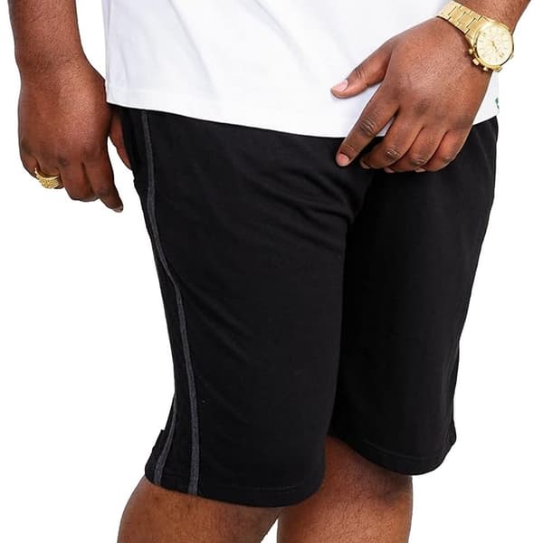 Duke Mens D555 Rayan Jersey Side Stripe Kingsize Shorts (Pack of 2)