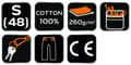 Miniatyrbillede 8 af 9: Korte shorts, 100% bomuld, str. S