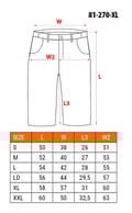 Miniatyrbillede 8 af 8: HD-shorts, webbing bælte, aftagelige lommer, størrelse XL/56