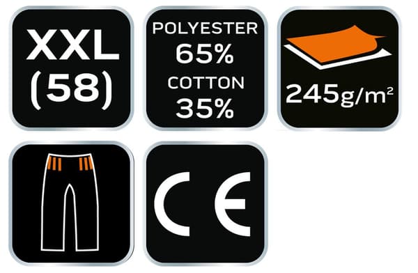 BASIC shortsit, koko XXL