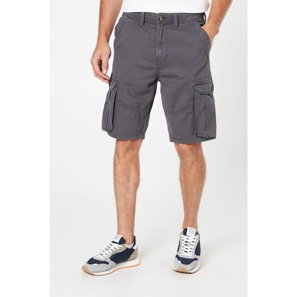 Maine Mens Cargo Shorts Dark Grey 32R