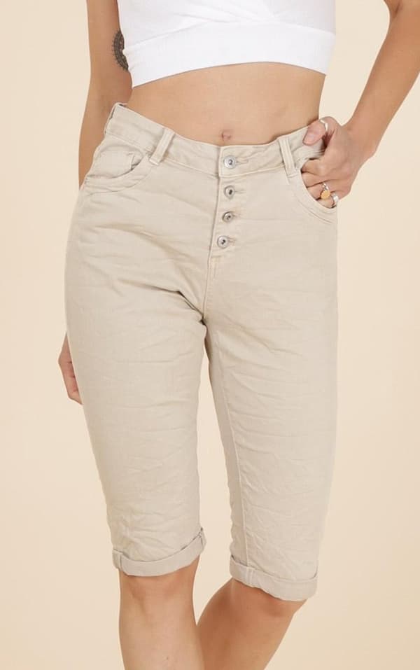 Chic - Caprishorts 3167 4 knappar