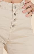 Miniatyrbild 3 av 3: Chic - Caprishorts 3167 4 knappar