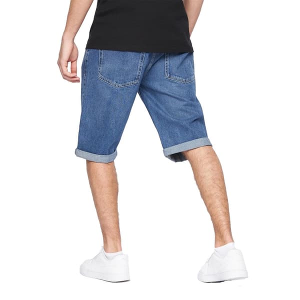 Crosshatch Tillforth Denim Casual Shorts för herrar