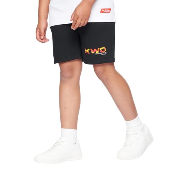 Kings Will Dream Boys Fracture Shorts Jet Black 11-12 Years