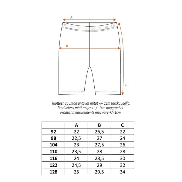 Pippi Langstrømpe Glad-shorts melon