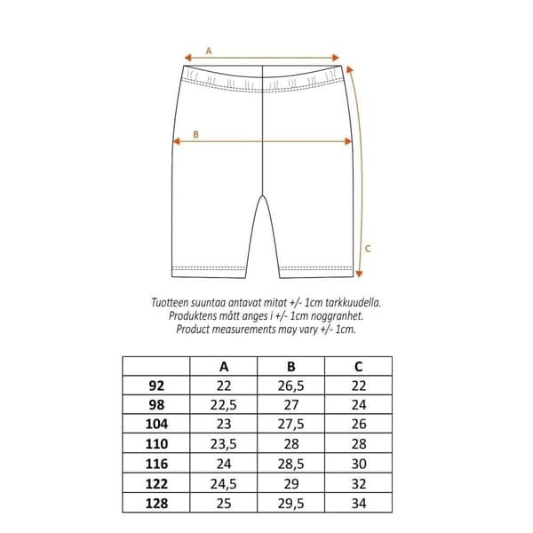 Pippi Långstrump Glad-shorts melon