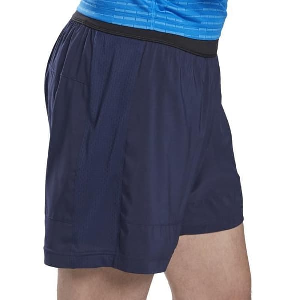 Reebok Essentials två-i-ett löparshorts - Herr - Marinblå - Löpning - Andas