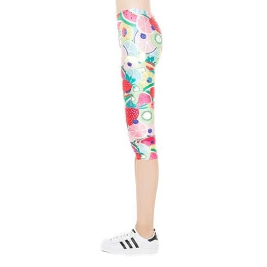 Sommar Frukt Capri Leggings Small