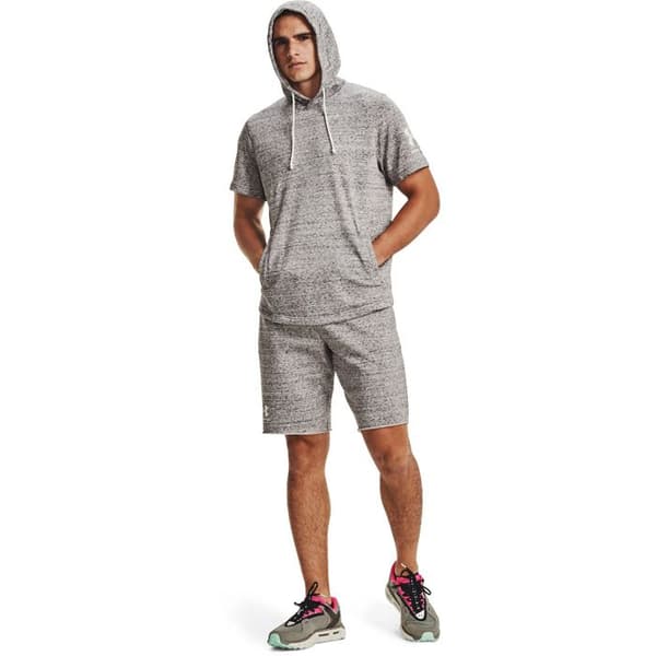 Sportshorts - Under Armour - Rival Terry - Grå - Tight - Andningsbar